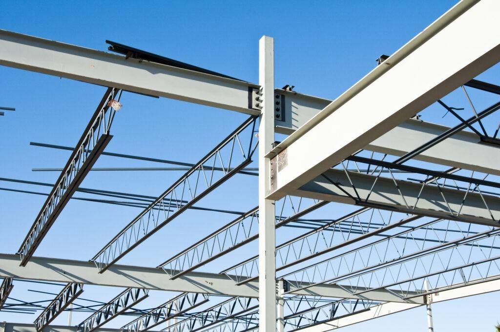 structural steel framed construction