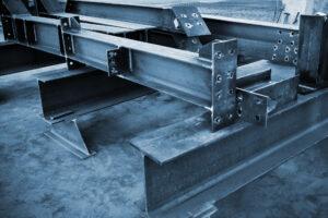 steel beams laying on top of each other