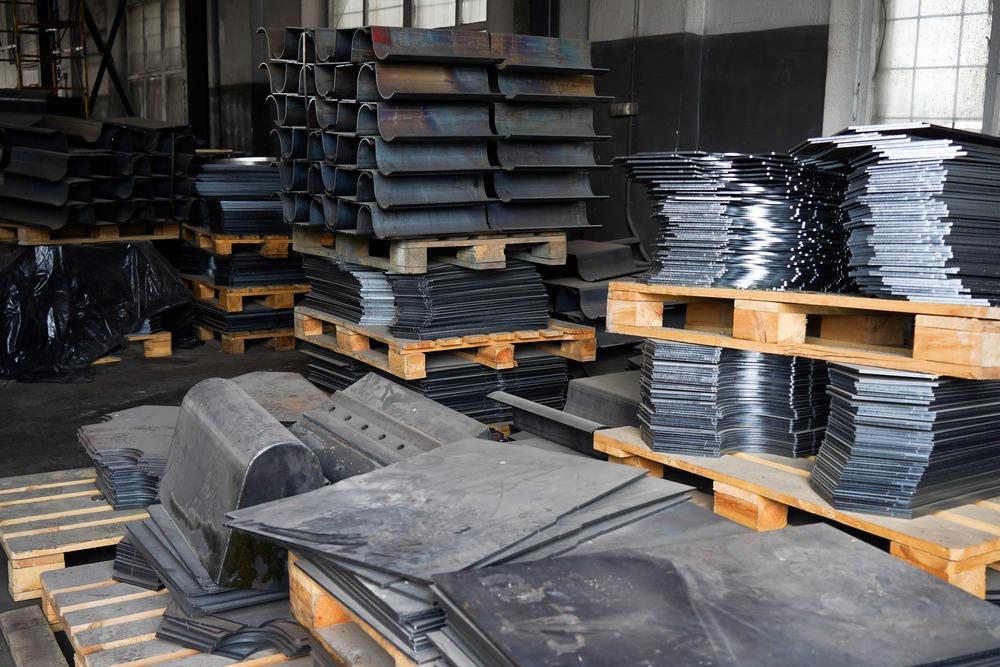 factory containing with steel products