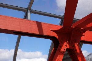 coated steel beam
