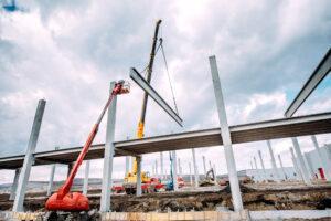 crane-lifting-steel-beams